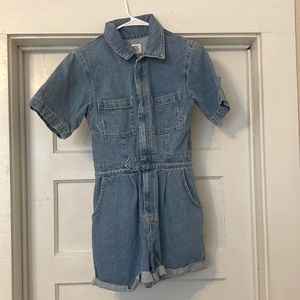 Urban Outfitters (BDG) Jean Romper - M